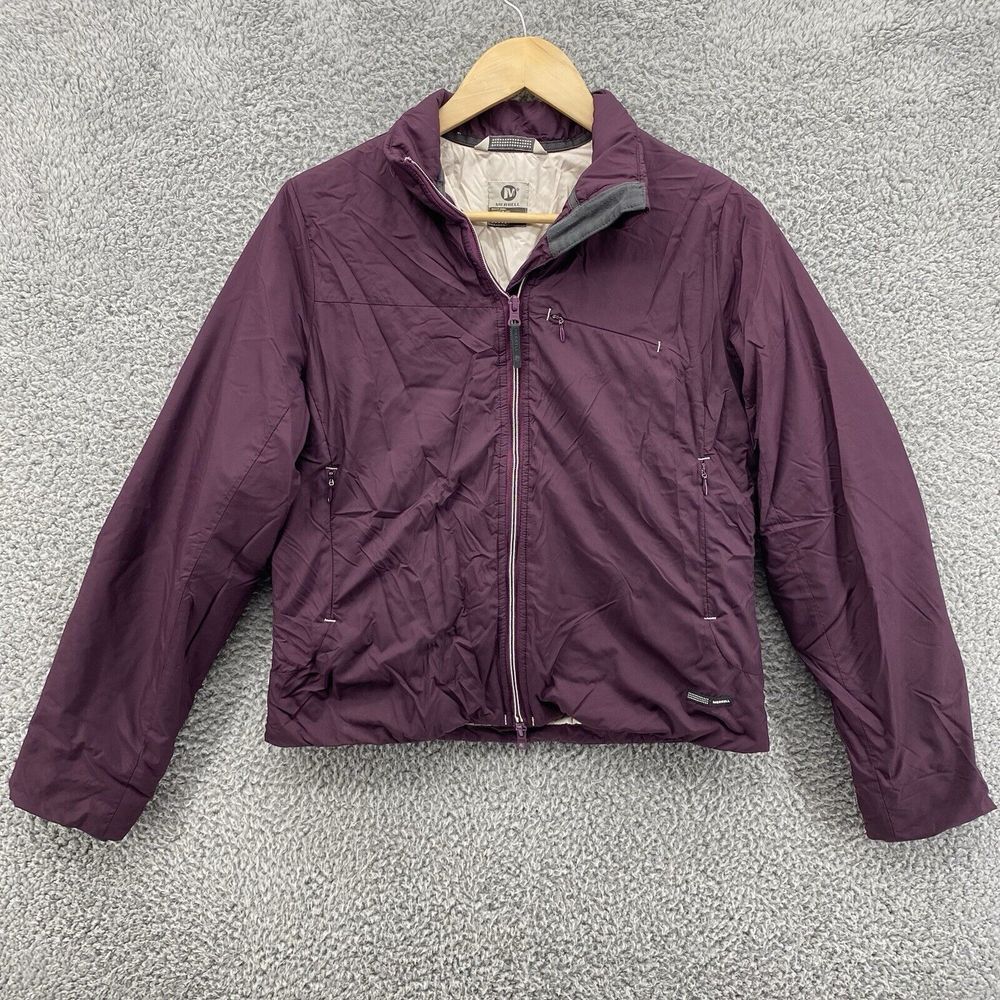 Merrell Women's Medium Primaloft Jacket Plum Purple Insulated Full Zip Coat